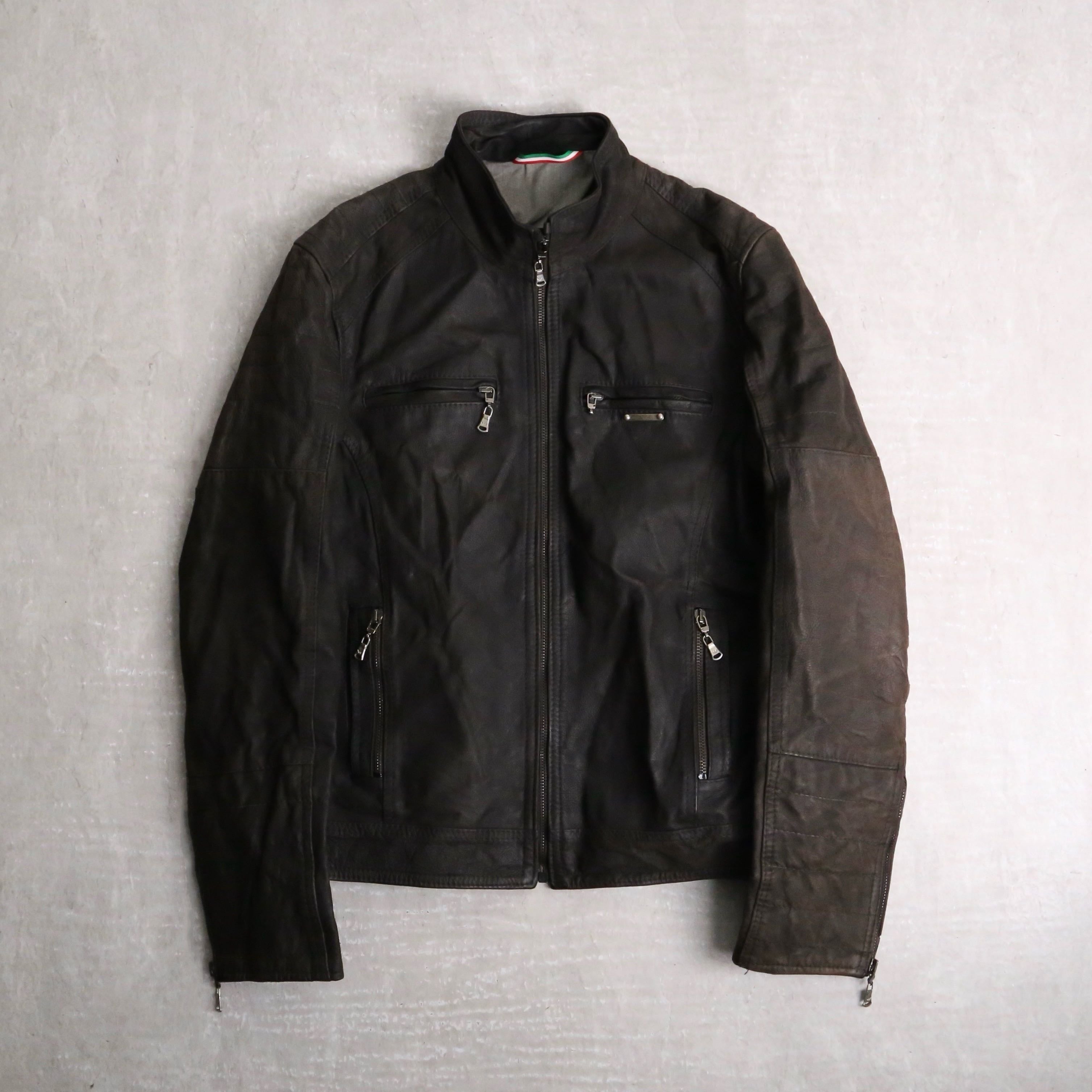ジャケット・アウター 00s ARMANI SAETTA RIDERS Leather Jacket 00s ARMANI SAETTA RIDERS Leather Jacket