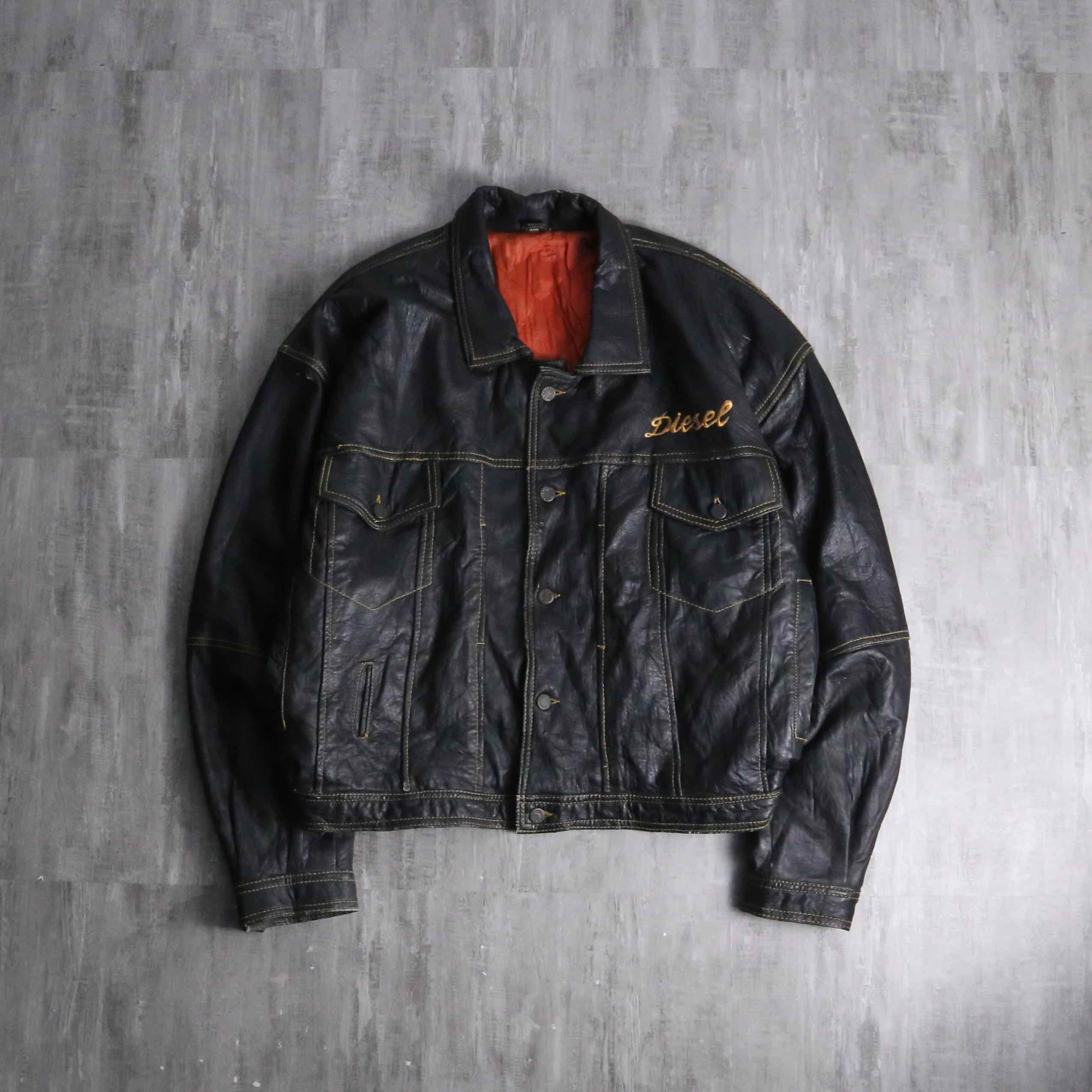 DIESEL 牛革 ジャケット 90s 00s DIESEL 牛革 ジャケット 90s 00s Diesel Vintage 80s 90s