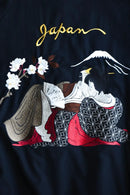 BISHOOL Embroidery Wool Gabardine SUKAJAN -春画-