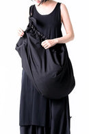 BISHOOL Wool Volume OBI Bag black