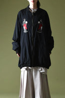 BISHOOL Embroidery Wool Gabardine SUKAJAN -春画-