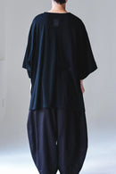 BISHOOL Giza Cotton Classic Big-T -向日葵 black-