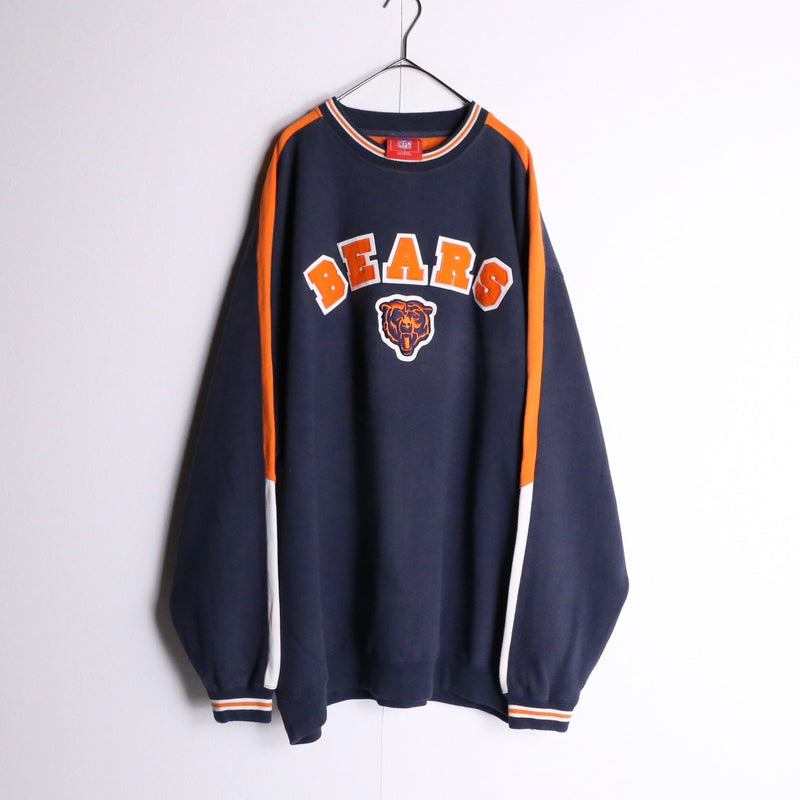 orange×navy chicago bears game sweatshirts