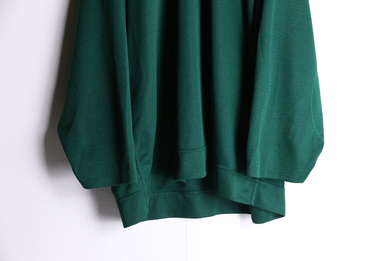 "NIKE" green mesh pull-over