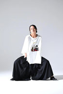 BISHOOL Giza Cotton Classic Big-T -春画 white-