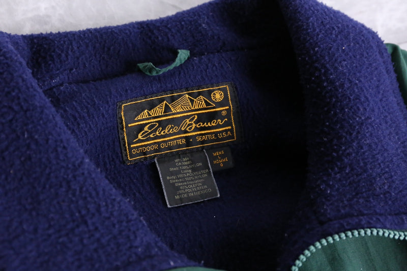 "Eddie Bauer" moss green zip-up jacket