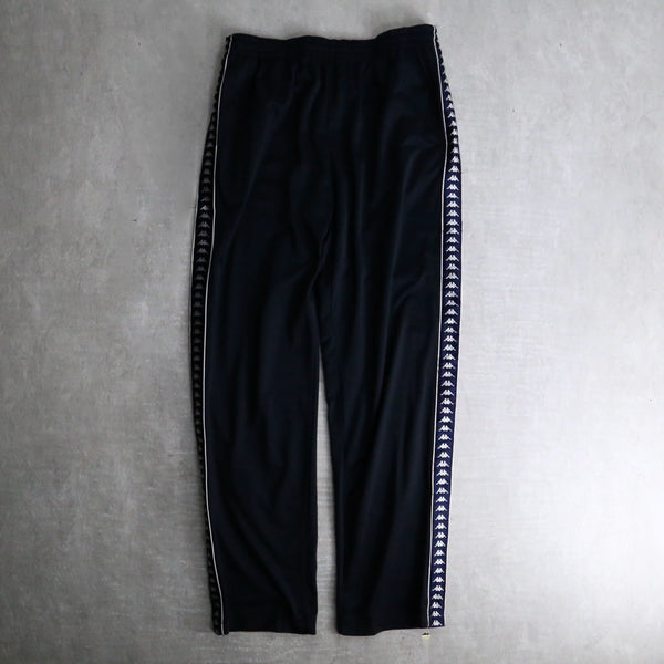 "kappa"dark color side line design track pant