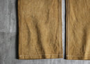 "POLO JEANS" camel brown color straight suede pants.