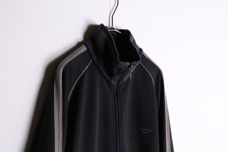 "Calvin Klein" black track jacket