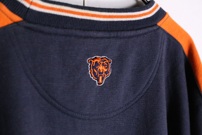 orange×navy chicago bears game sweatshirts