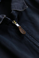 "Polo by Ralph Lauren" elbow patch navy Harrington jacket