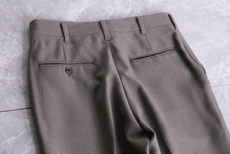 70's light grey semi-flare trousers