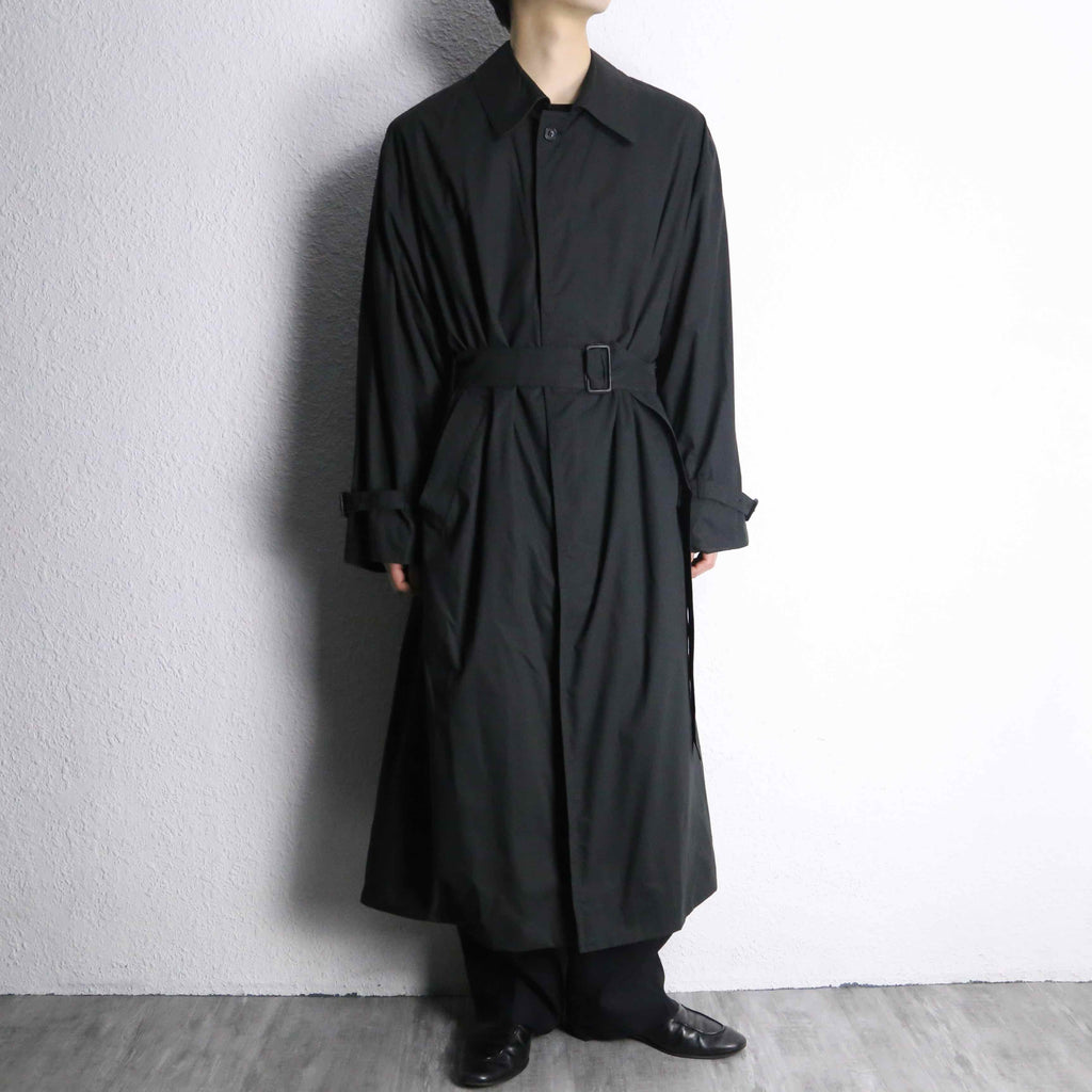 Aquascutum” long length balmacaan coat