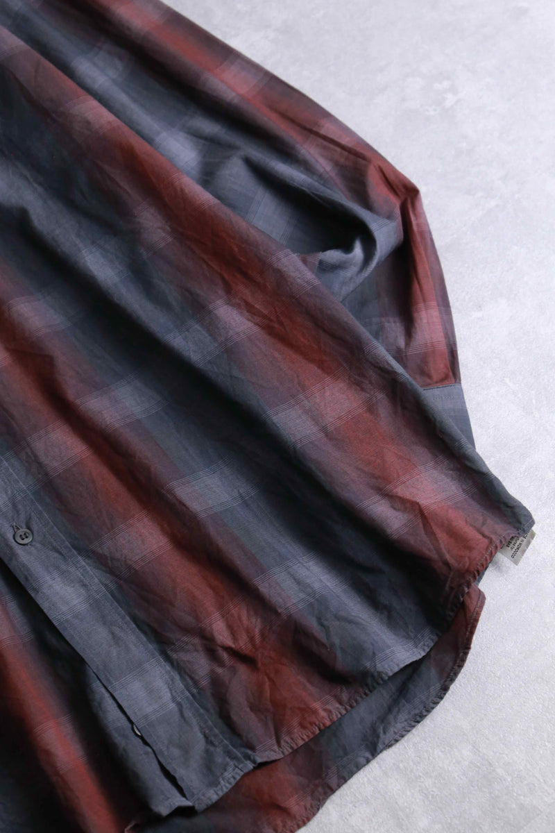 "Pierre Cardin" ombre check cotton poplin shirt