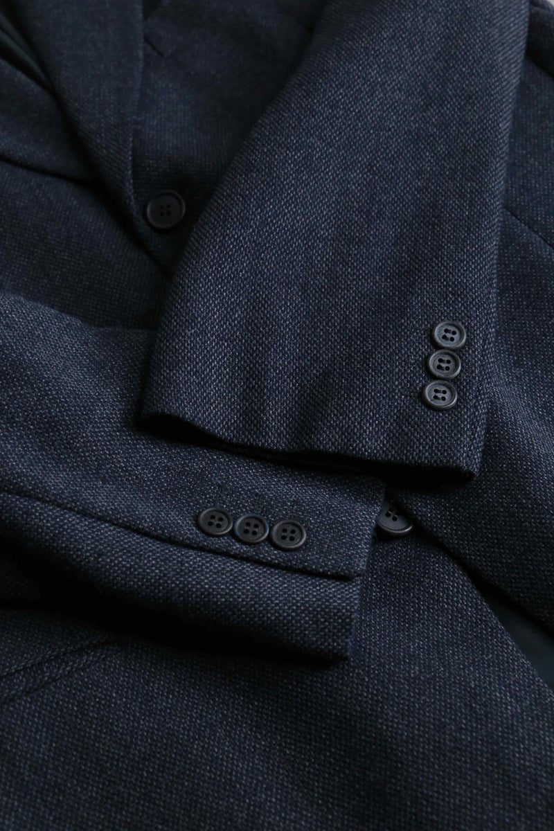 "GIORGIO ARMANI" indigo wool tailored jacket