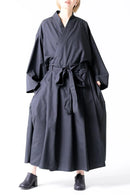 BISHOOL Tropical Wool KIMONO Dress Coat sumikuro
