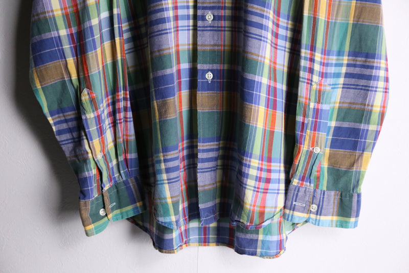 "Polo by Ralph Lauren" pastel color check button down shirts