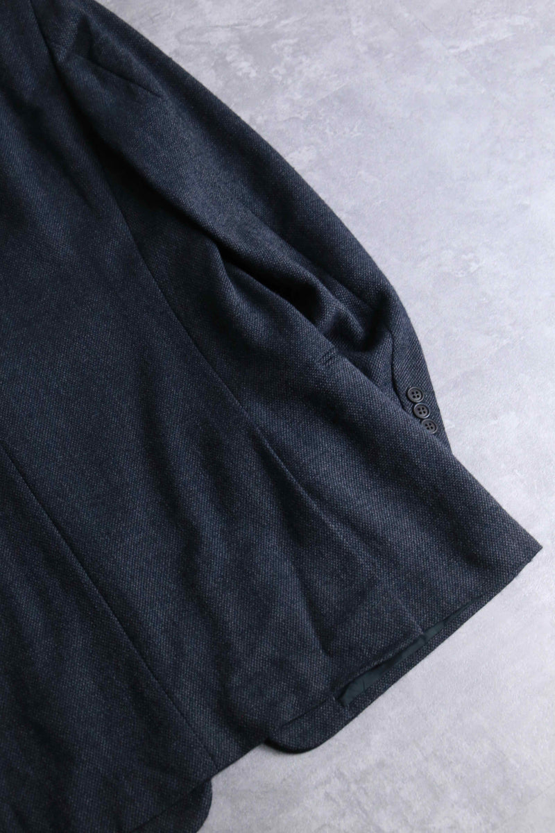 "GIORGIO ARMANI" indigo wool tailored jacket