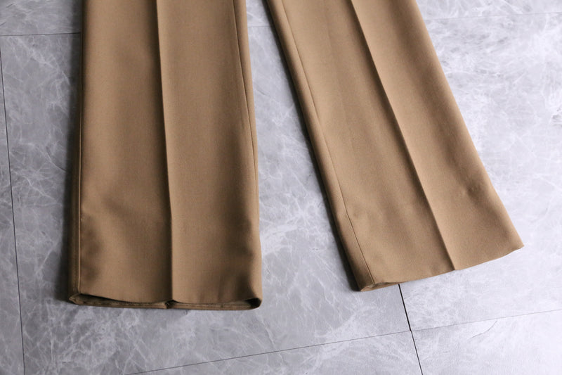 70’s beige semi flare pants