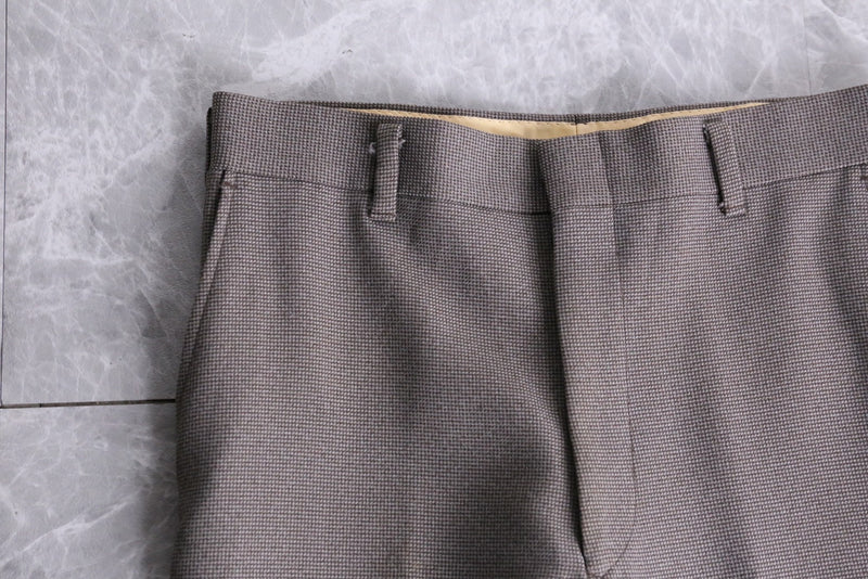 70's light grey semi-flare trousers