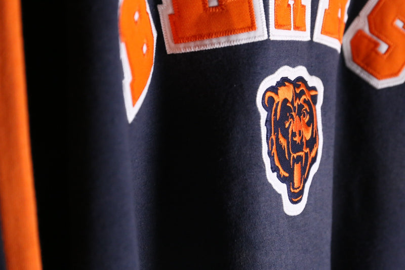 orange×navy chicago bears game sweatshirts