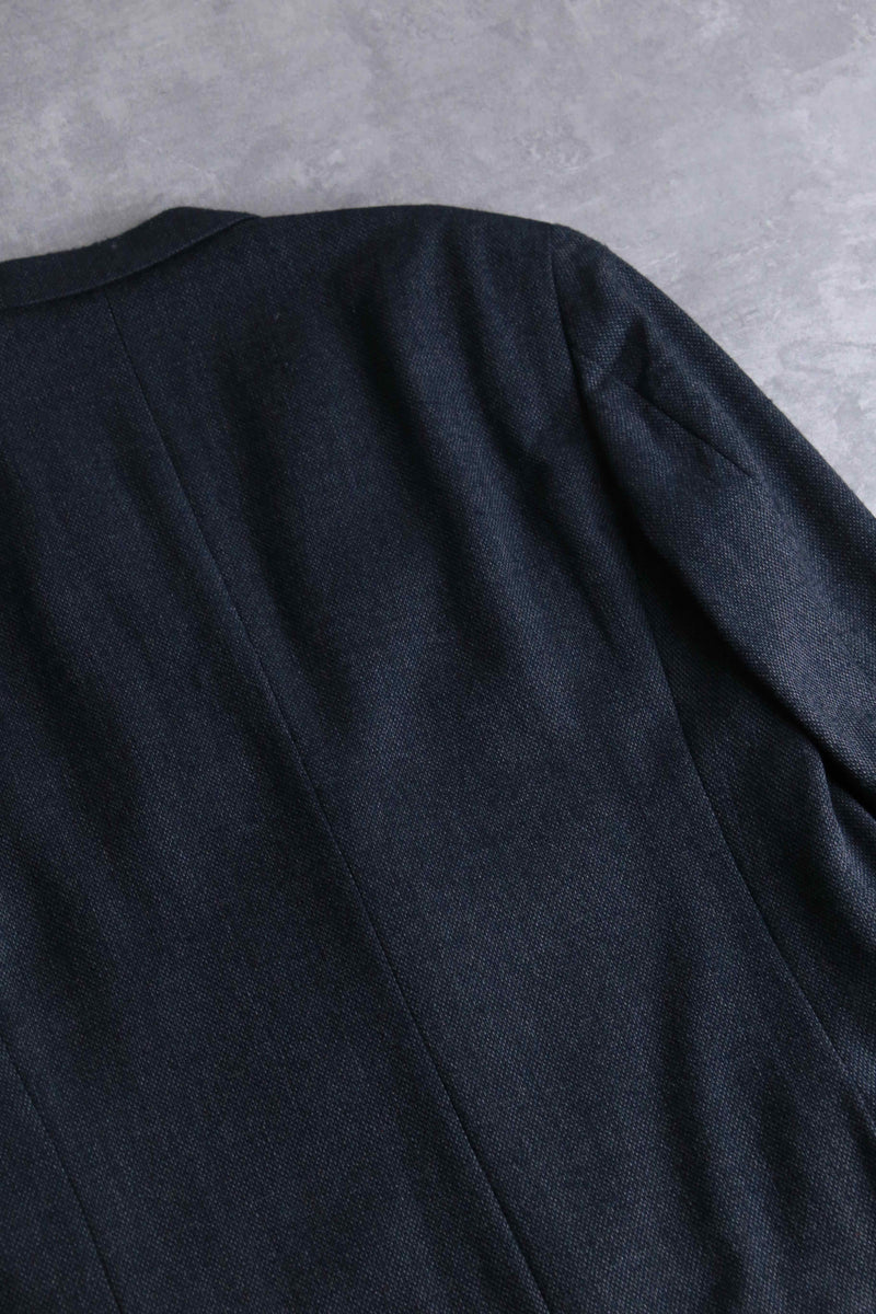 "GIORGIO ARMANI" indigo wool tailored jacket