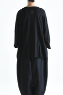 BISHOOL Sequins Embroidery Layered Cut Sew -花火 black-