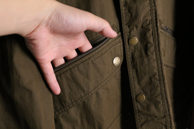 "ORVIS" khaki non oil jacket