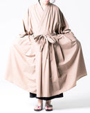 BISHOOL Tropical Wool KIMONO Dress Coat taupe