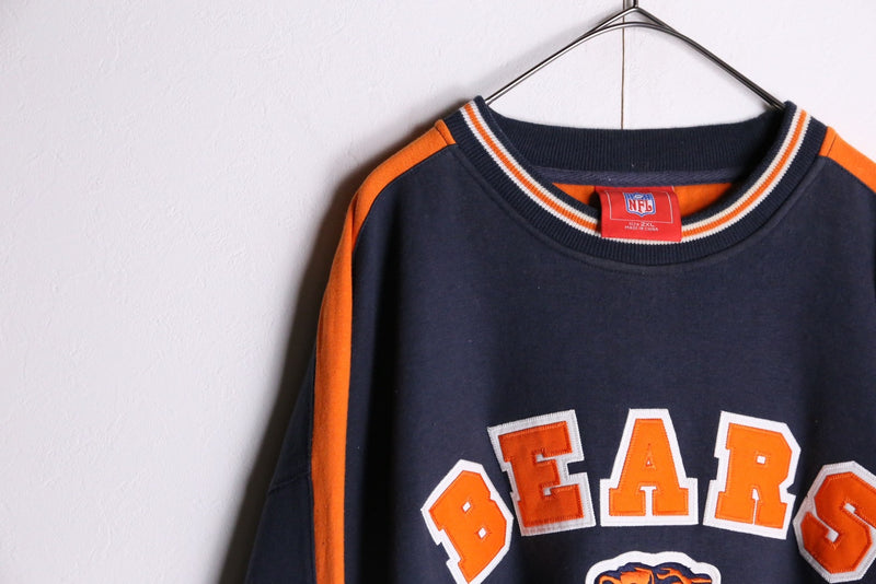 orange×navy chicago bears game sweatshirts