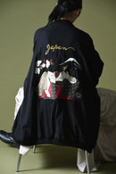 BISHOOL Embroidery Wool Gabardine SUKAJAN -春画-
