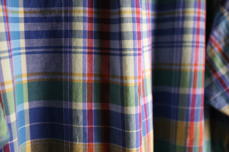 "Polo by Ralph Lauren" pastel color check button down shirts