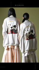 BISHOOL Embroidery Satin Georgette SUKAJAN -春画-