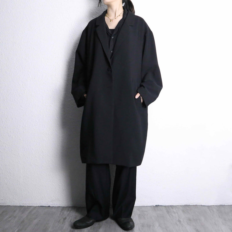 single type long easy jacket