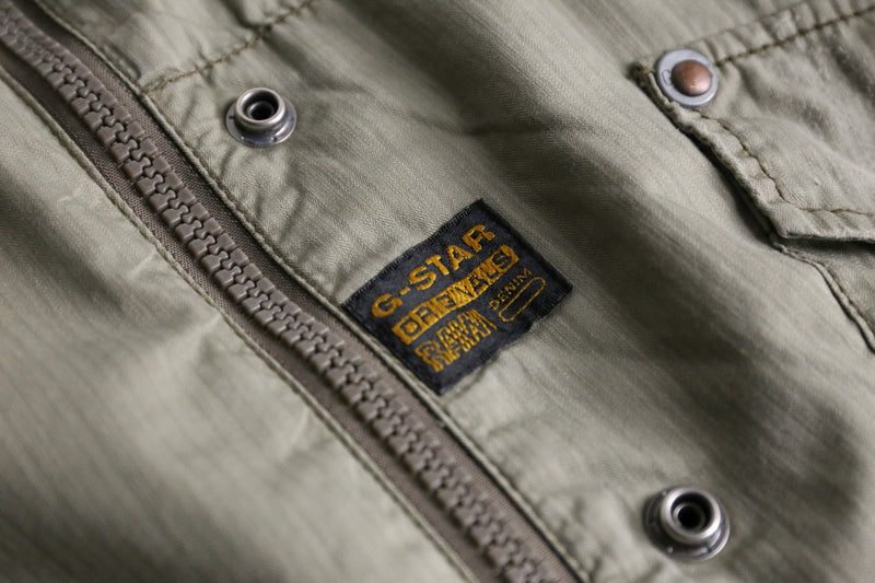 "G-star raw" work motif zip-up jacket