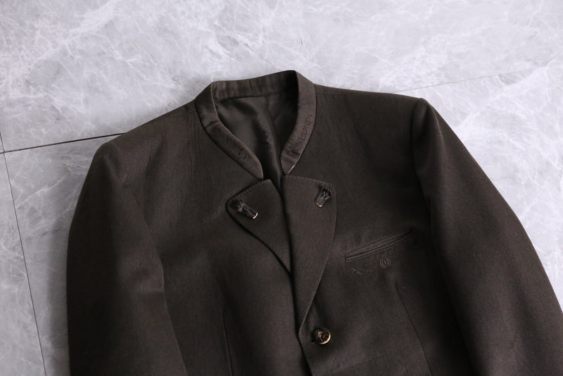 embroidered tyrolean tailored jacket