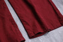 Armani Jeans red linen mix straight pants