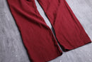 Armani Jeans red linen mix straight pants
