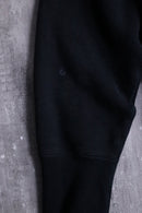 00s NIKE× LOOPWHEELER double zip black sweat hoodie