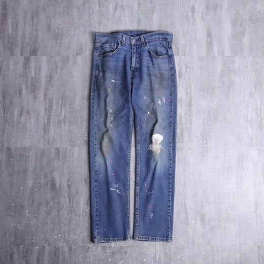 Levi's 505 painted denim pants