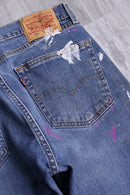 Levi's 505 painted denim pants