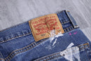 Levi's 505 painted denim pants