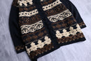 90-00s design knit jacket