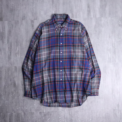 00s Ralph Lauren long check shirt