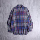 00s Ralph Lauren long check shirt