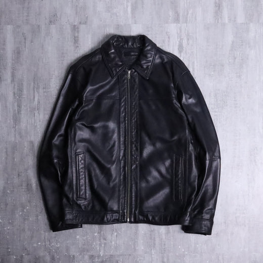 00s sheep leather tracker jacket