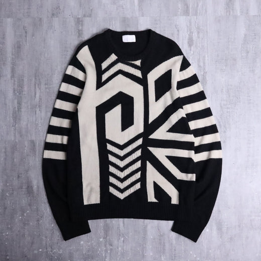 ICEBERG 2tone knit sweater
