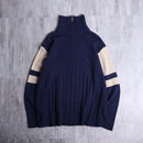 90s VALENTINO half zip knit sweater