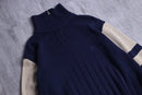 90s VALENTINO half zip knit sweater