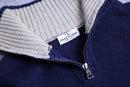 90s VALENTINO half zip knit sweater